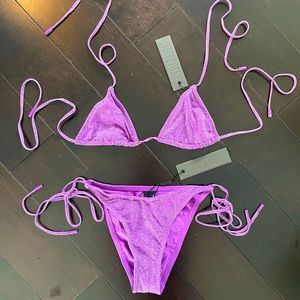 Triangl Purple Shimmer Bikini